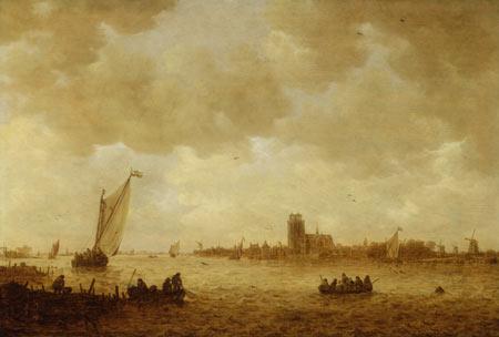 Jan van Goyen View of Dordrecht Germany oil painting art